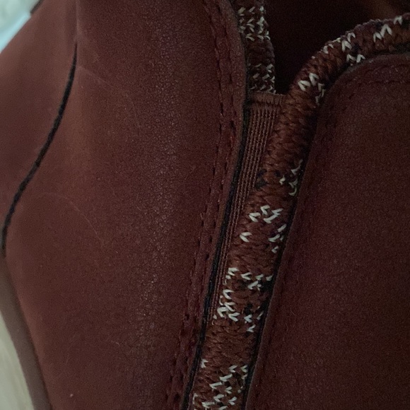 EUC RYKA Wine/ Burgundy Slip-On Comfort Booties Sneakers Size 7.5 W - Picture 9 of 15